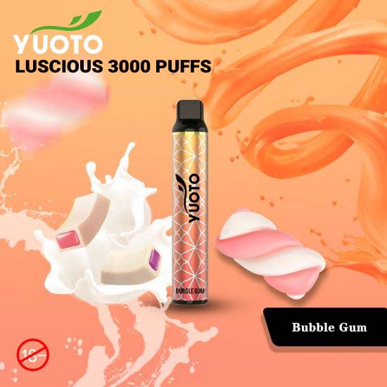 Yuoto Luscious Bubble Gum 3000 Puffs