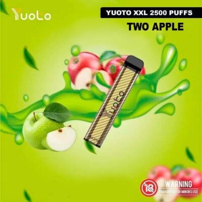 Yuoto xxl Two apple Ice 2500 Puffs