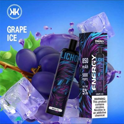 Energy Grape Ice 5000 Puffs