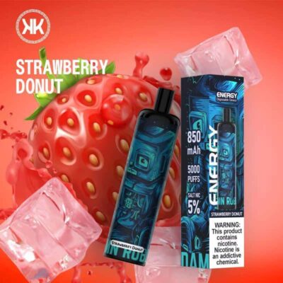 Energy Strawberry Donut 5000 Puffs