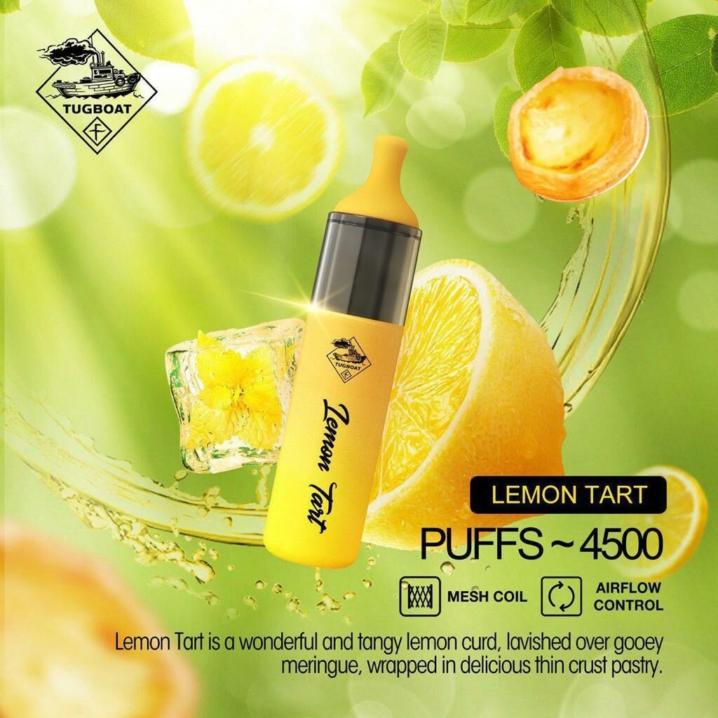 Tugboat EVO Lemon Tart 4500 Puffs