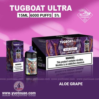 Tugboat Ultra Aloe Grape 6000 puffs