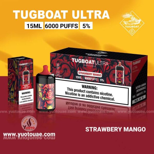 Tugboat Ultra Strawberry Mango 6000 Puffs