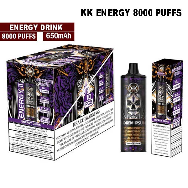 KK Energy 8000 Puffs Energy Drink Disposable Vape
