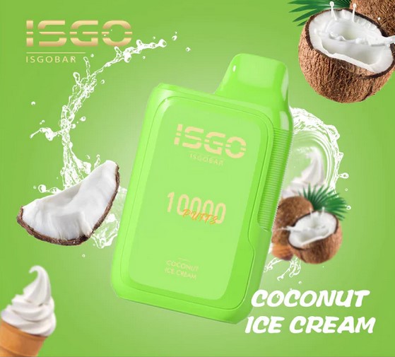 ISGO Bar 10000 Puffs Coconut Ice Cream