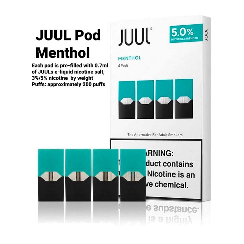 Menthol Juul Pods Online 5% Nicotine 4 Pack
