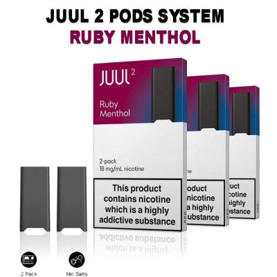 JUUL2 Ruby Menthol Pods System 18mg