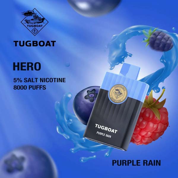 Tugboat Hero Disposable Vape 8000 Puffs
